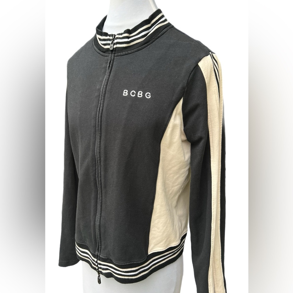 BDBC Jacket Black Cream/Off White Used Good Condition Small SM Stripes - Picture 3 of 14